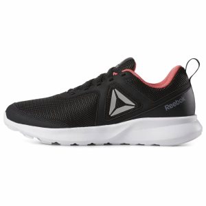 Buty Do Biegania Damskie Reebok Quick Motion Czarne/Białe/Czarne PL 03FKJPD